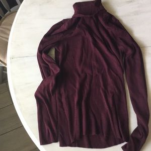 Purplish/maroon turtle neck from the limited